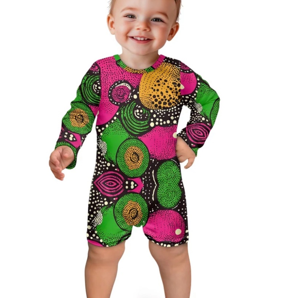 Snugglefest Colorful Kids Bodysuit Romper